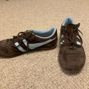 Gola Harrier Blue/ Brown sneakers EUC